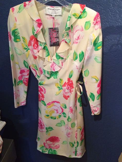 Emanuel Ungaro 1980s Floral Dress #vintage #revintboutique #ungaro ...