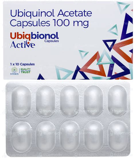 Ubiqbionol Active Capsule 10 - Uses, Side Effects, Dosage, Price | Truemeds