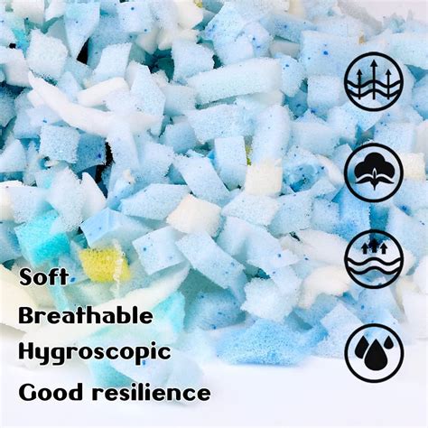 Buy ZXIIXZ Bean Bag Filler Foam, 800g Shredded Memory Foam Filling ...