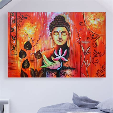 Divine Buddha - Canvas Wall Painting – TangyOak