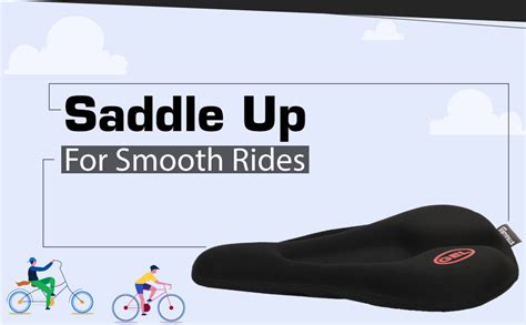 Strauss Bicycle Silicone Cycle Seat Cushion Cover | Soft & Washable Gel ...