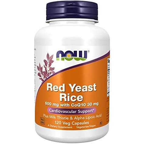 NOW Supplements, Red Yeast Rice with CoQ10, plus Milk