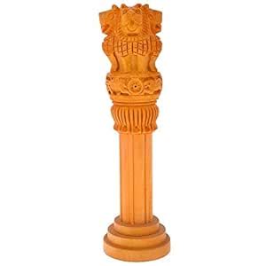 Buy kachawa genics Wooden Handmade Ashok Pillar and Office with Home ...