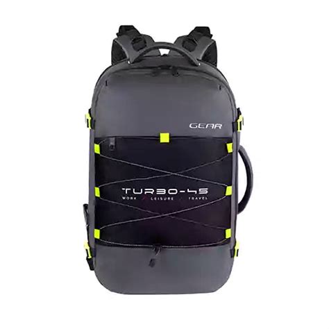 Gear Turbo 45L Expandable Antitheft Laptop Backpack With Raincover (Gr ...