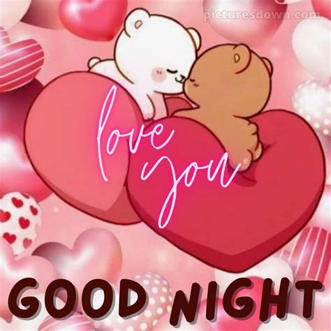 Good night message for love cute bears - picturesdown.com