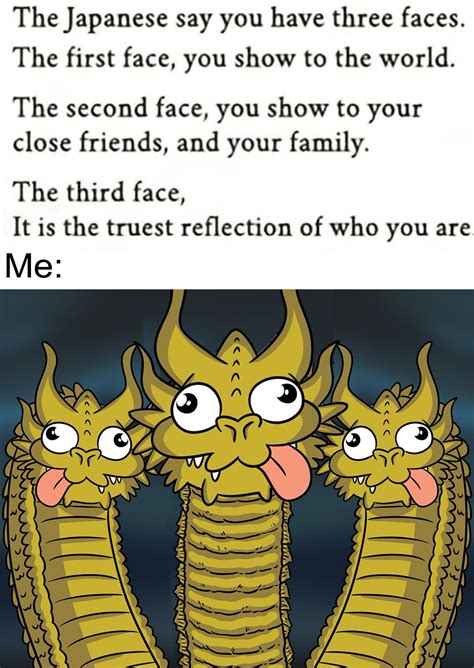 3 face dragon mememe : r/memes