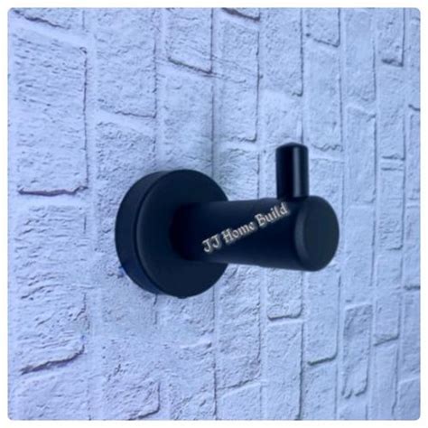 Jual Kapstok Single Hitam Minimalis / Gantungan Baju Hook Hanger Black ...