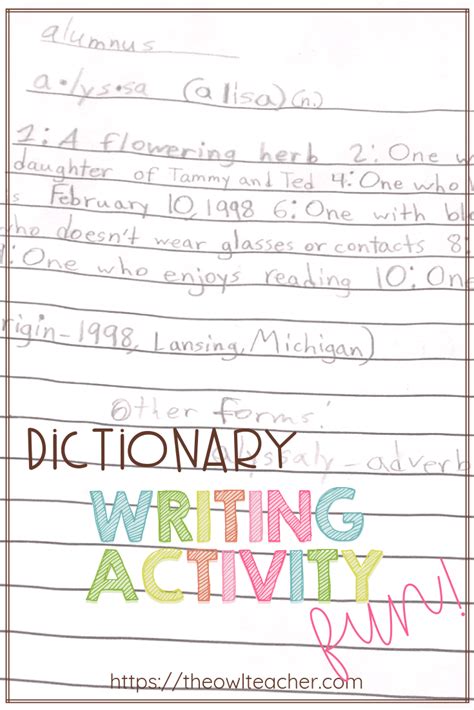 Dictionary Writing 的图像结果