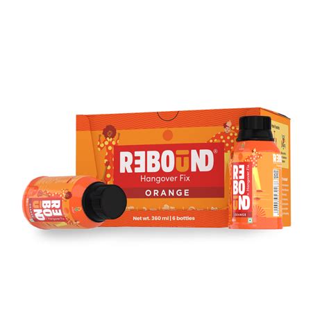 Rebound - 100% Natural Hangover Fix Drink • Pack of 6 | Rebound