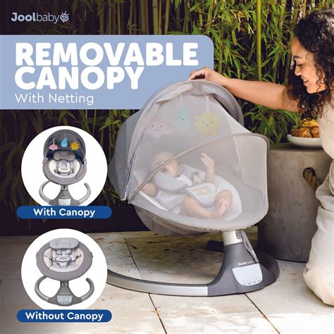 Nova Baby Swing for Infants - Motorized Swing, Bluetooth Music Speaker ...