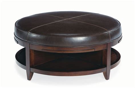Leather Topped Round Coffee Table at Lucy Schindler blog
