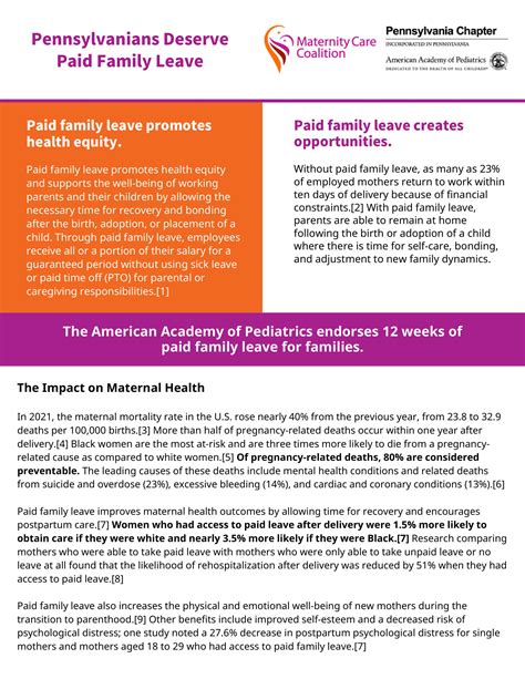 PA Paid Family Leave Report 2024 by Maternity Care Coalition - Issuu