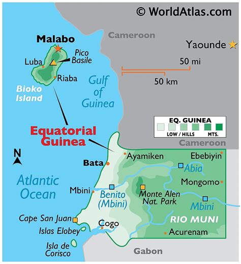 Map Of Ecuatorial Guinea