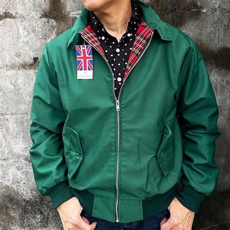 HARRINGTON JACKET MADE IN ENGLAND GREEN | NEVERTRUST