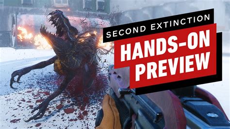 11 Minutes of Second Extinction's Evil Mutant Dinosaurs
