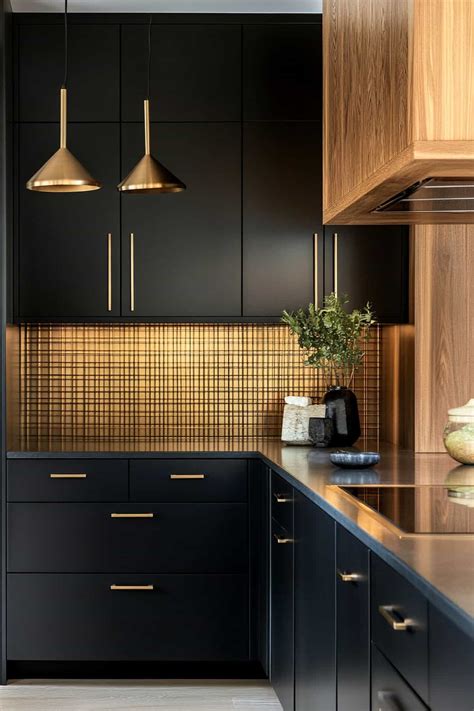 54 Stunning Black and Wood Kitchen Ideas (For Every Style)