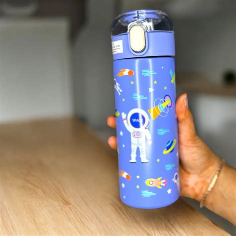 Kids Space Print Water Sipper Stainless Steel – KidKitIndia