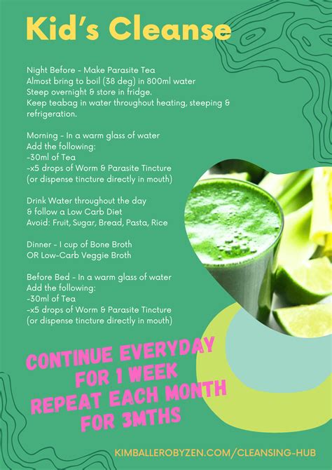 Kid's Parasite Cleanse Pack | Kimballe Robyzen Naturopath | Gold Coast