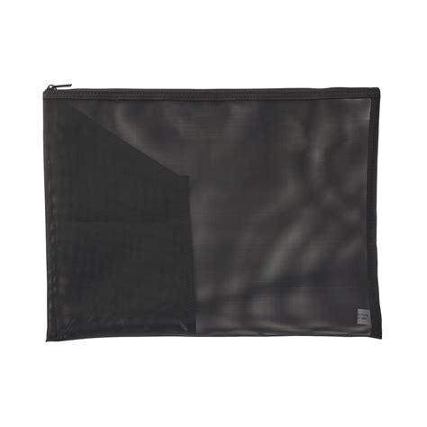 NYLON MESH DOCUMENT CASE WITH POCKET