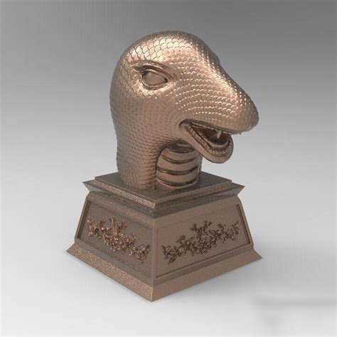 圆明园十二生肖兽首-蛇3D打印模型-圆明园十二生肖兽首-蛇3D模型下载-圆明园十二生肖兽首-蛇3D模型STL文件-万物打印网