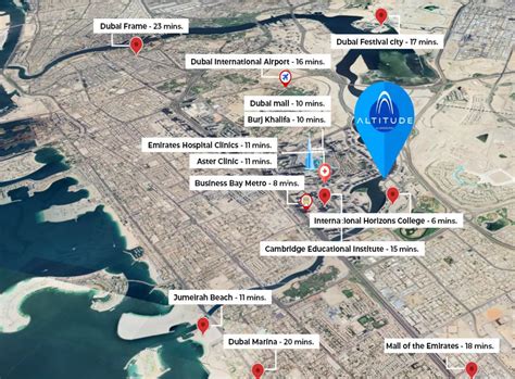 Altitude de Grisogono by Damac - Location Map