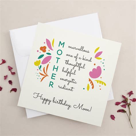 Birthday Card Ideas For Mom From Daughter at Zoe Nanya blog