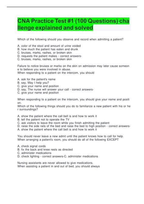 CNA Practice Test 4 的图像结果