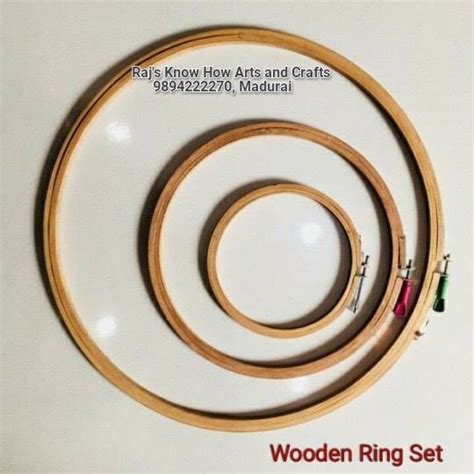 Wooden Embroidery Rings – KnowHowArtCraft