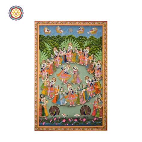 Pichwai Raj Bhog 22K Gold Panel | Pretty Homes India