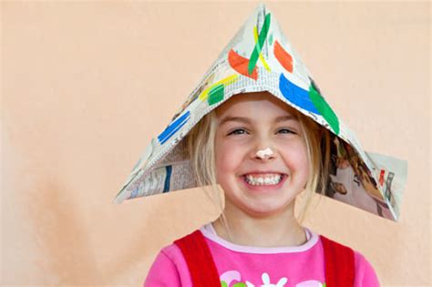 Image result for Newspaper Hat Tutorial