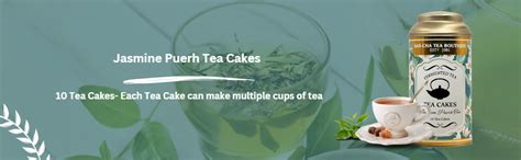 Sancha Tea Boutique, Jasmine Puerh Tea Cakes, Chinese Puerh Tea from ...