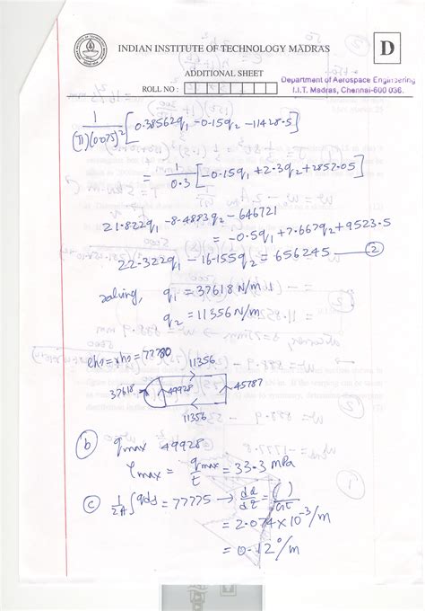 Structures Quiz 2 and Final - 2009