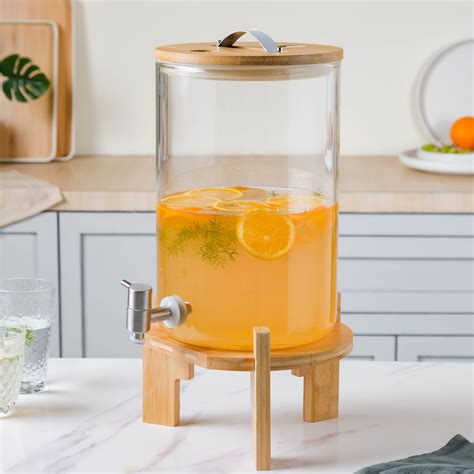 Glass Dispenser - Buy Glass Water Jar with Tap | Nestasia