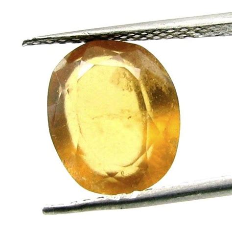 4.95Ct Natural Gomedh Hessonite Oval Cut Rashi Gemstone – Karizma Jewels