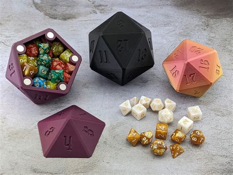 D20 Dice Vault: custom-made, high quality TTRPG dice boxes