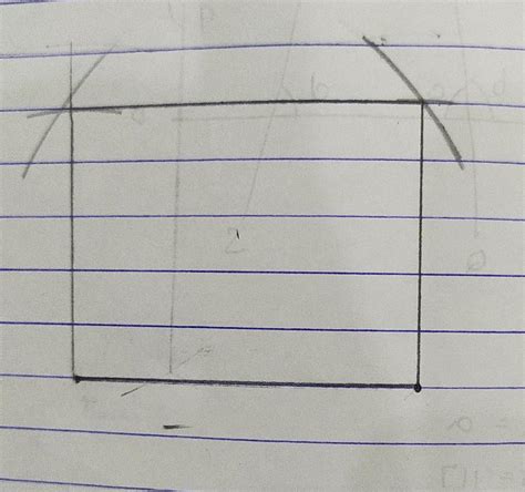 Draw line/ take any point p on the line using a set square draw a line ...