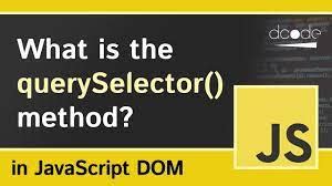 JavaScript DOM querySelector Tutorial 的图像结果
