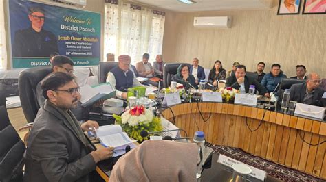 CM Omar Abdullah conducts review of development profile of Poonch district
