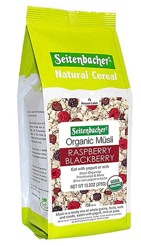 Seitenbacher Natural Cereal Musli Raspberry Blackberry #22 -- 13.2 oz ...