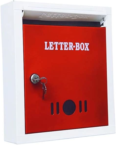 ROVERTR Metal Mail Box Letter Box for Home and Gate Office Wall Mount ...
