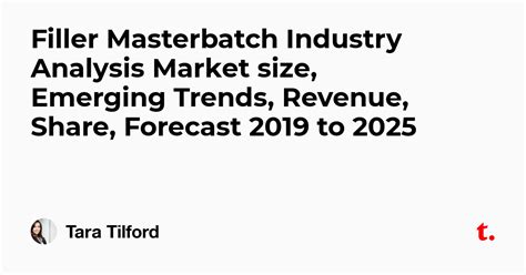 Filler Masterbatch Industry Analysis Market size, Emerging Trends ...