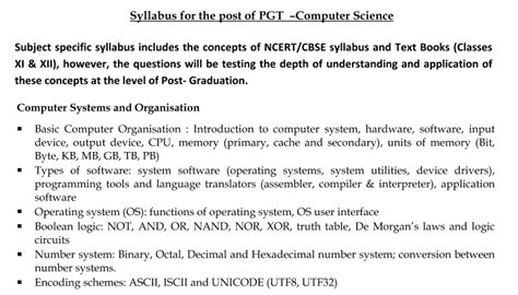 Image result for BPSC PGT Computer Science Syllabus
