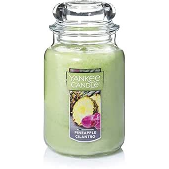 Yankee Candle Company Pineapple Cilantro Large Jar Candle : Amazon.in ...