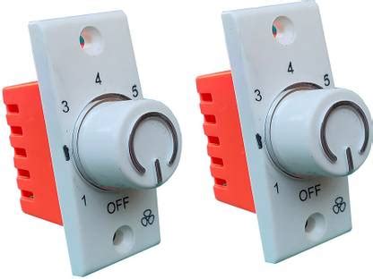 Hiru SWITCH 7 STEP - 2 PCS Fancy FAN REGULATOR for Home & Office Step ...