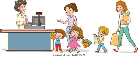 Go to the Supermarket Cartoon 的图像结果