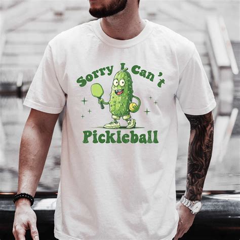Sorry I Cant Pickleball, Retro Pickleball Tshirt, Pickleball Gift ...