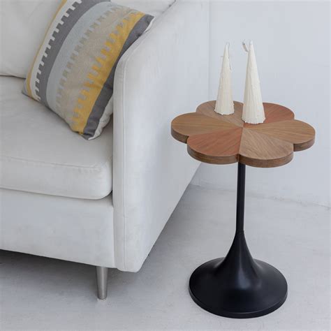 Buy COZAYH Rustic Farmhouse Accent End Table,Splicing Petal Farmhouse ...