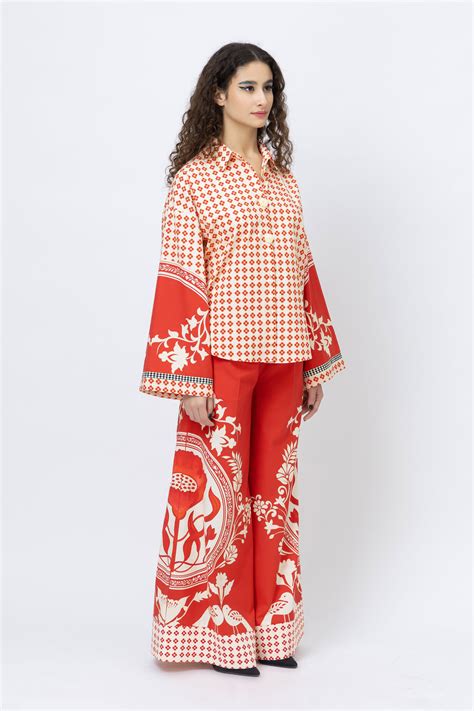 Bird Shirt – Jungle Marigold