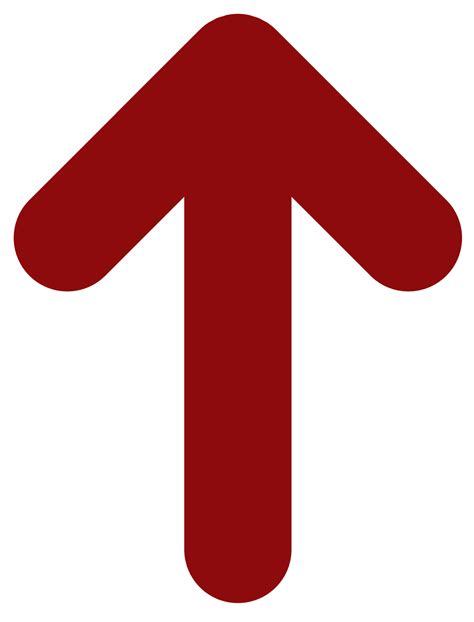 Download A Red Arrow Pointing Up | Wallpapers.com