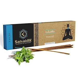 Satvaidik Tulsi Incense Sticks, Meditation Pack (50 Organic Agarbatti ...
